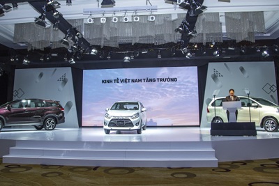 Toyota Việt Nam ra mắt 3 mẫu xe Wigo, Avanza và Rush