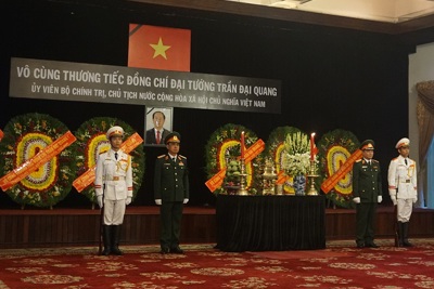 Lễ viếng Chủ tịch nước Trần Đại Quang tại TP Hồ Chí Minh