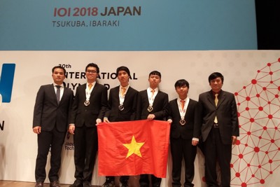 Các đoàn học sinh Việt Nam đã đoạt 38 huy chương khu vực và quốc tế