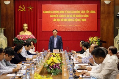 Trung ương khảo sát chính sách tiền lương, bảo hiểm xã hội tại Hà Nội