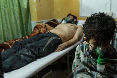 Đông Ghouta hứng chịu cuộc tấn công hóa học ngay sau lệnh ngừng bắn