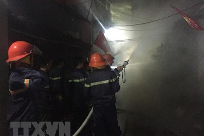 Nghệ An: Kịp thời dập tắt đám cháy không để lây lan ra xung quanh
