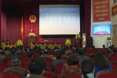 Huyện Ứng Hòa: 100% số xã, thị trấn đạt chuẩn Quốc gia về y tế