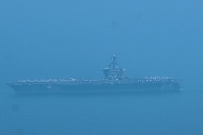 Siêu tàu sân bay Mỹ đã xuất hiện ở Đà Nẵng