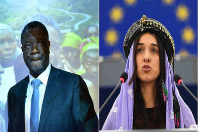 Denis Mukwege và Nadia Murad giành Nobel Hòa bình 2018