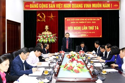 Hội nghị lần thứ 14 Đảng bộ huyện Gia Lâm khóa XXI