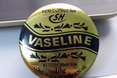 Đình chỉ lưu hành toàn quốc kem dưỡng ẩm Vaseline SH