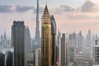 Khám phá khách sạn Gevora cao nhất thế giới vừa khai trương tại Dubai