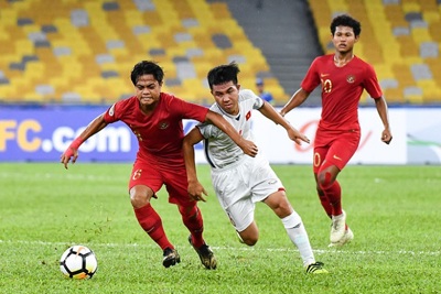 VCK U16 châu Á: Việt Nam chia điểm đáng tiếc với Indonesia