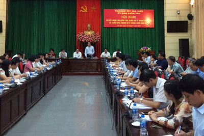 Kỷ niệm 70 năm ngày truyền thống ngành Kiểm tra Đảng (16/10/1948 - 16/10/2018): Hà Nội lấy “xây” để “chống