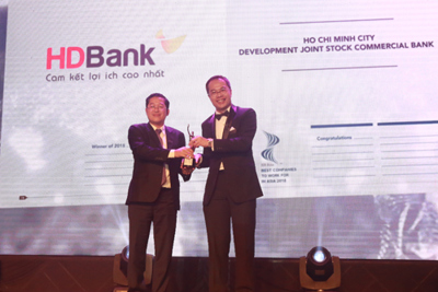 HDBank được bình chọn là nơi làm việc tốt nhất châu Á năm 2018