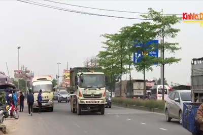 Sóc Sơn: Nhếch nhác nút giao Quốc lộ 2 với cao tốc Nội Bài - Lào Cai