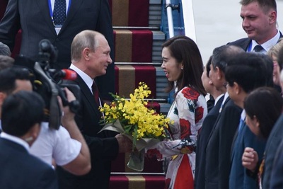 Tổng thống Nga Putin đã đến Đà Nẵng dự Tuần lễ Cấp cao APEC