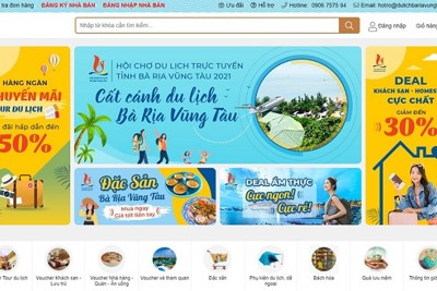 Bà Rịa - Vũng Tàu lần đầu khai mạc Hội chợ du lịch trực tuyến