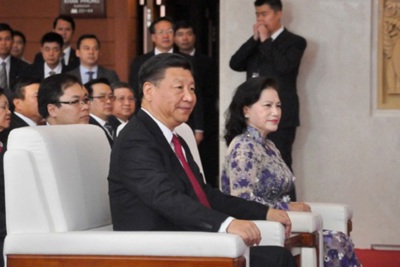 Tổng Bí thư, Chủ tịch Trung Quốc Tập Cận Bình dự Lễ khánh thành Cung hữu nghị Việt - Trung