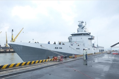 Tàu Hải quân Brunei thăm chính thức TP Đà Nẵng