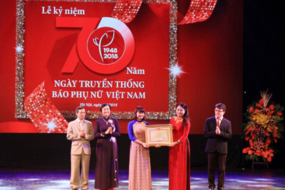 Báo Phụ nữ Việt Nam: 70 năm bảo vệ quyền lợi cho phụ nữ