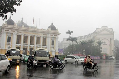 Dự báo thời tiết ngày 25/12: Không khí lạnh tràn về, Hà Nội mưa rét