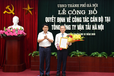 Hà Nội: Bổ nhiệm ông Nguyễn Hoàng Trung làm Chủ tịch Tổng Công ty Vận tải Hà Nội