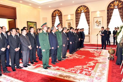 Lễ viếng, mở sổ tang Chủ tịch nước Trần Đại Quang tại các nước