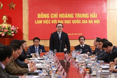 “Đặt hàng” Đại học Quốc gia đào tạo nhân lực chất lượng cao cho Hà Nội