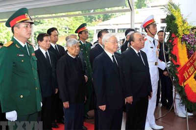 [Video] Cử hành trọng thể lễ tang Chủ tịch nước Trần Đại Quang