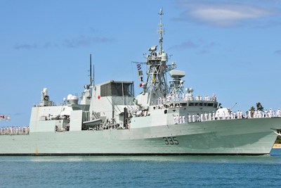 Tàu Hải quân Hoàng gia Canada thăm Đà Nẵng tuần sau