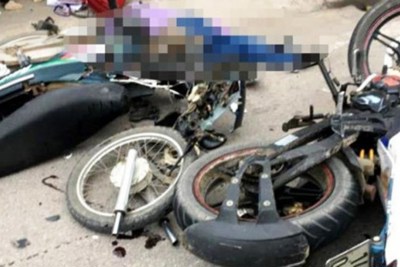 Hai mô tô đâm nhau trên đường Xuyên Á, 3 người tử vong