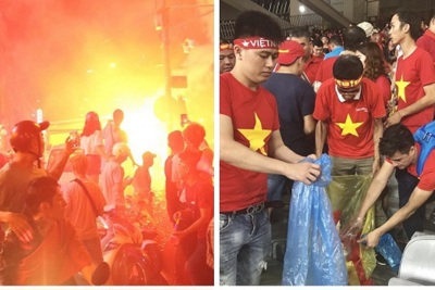 Những hình ảnh đáng suy ngẫm sau trận chung kết lượt đi AFF Cup 2018