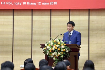 Chủ tịch Nguyễn Đức Chung: Quyết tâm thi đua ngay từ những ngày đầu năm 2019