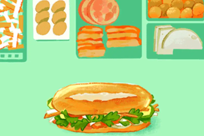 Hôm nay (24/3), Google Doodle nhắc thế giới tên gọi "Bánh mì Việt Nam"