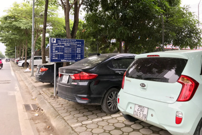 “Loạn” đỗ xe tại các khu đô thị