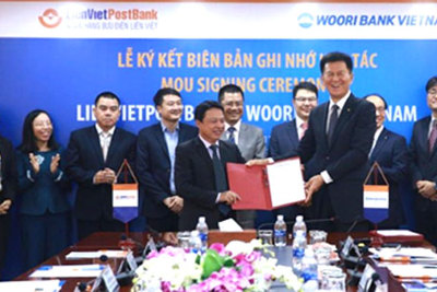 LienVietPostBank hợp tác cùng Woori Bank Việt Nam cung cấp nhiều dịch vụ trên ví Việt