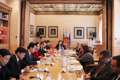 Đoàn đại biểu TP Hà Nội thăm và làm việc tại Hy Lạp