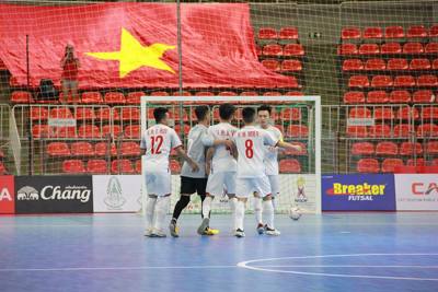 U20 futsal Việt Nam có chiến thắng đầu tiên tại vòng loại châu Á 2019