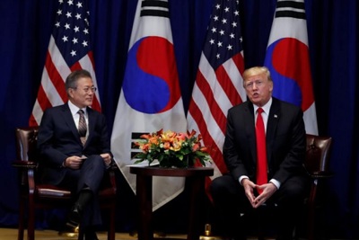 Moon-Trump nhất trí về tổ chức hội nghị thượng đỉnh Mỹ-Triều lần 2