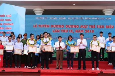 Sóc Sơn tuyên dương 40 gương mặt trẻ tiêu biểu năm 2018