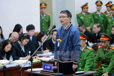 Trịnh Xuân Thanh kháng cáo kêu oan trong vụ tham ô tại PVP Land