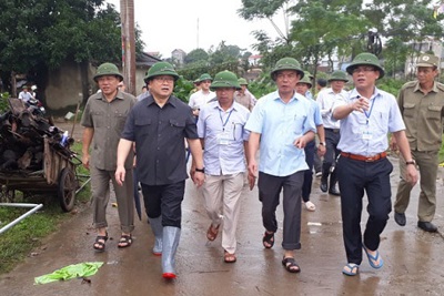 Lãnh đạo TP Hà Nội quyết liệt chỉ đạo phòng chống, khắc phục hậu quả mưa lũ