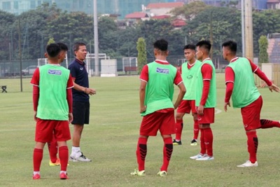 U19 Việt Nam chuẩn bị giao hữu với U19 Trung Quốc