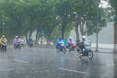 Các vùng trên cả nước có mưa, Nam Bộ nguy cơ ngập lụt do triều cường