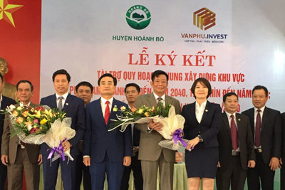 Công ty Văn Phú – Invest tài trợ quy hoạch xây dựng phía Nam huyện Hoành Bồ