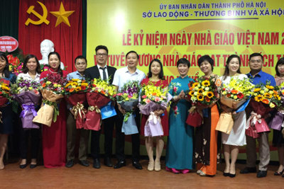 Hà Nội tuyên dương nhà giáo giáo dục nghề nghiệp đạt thành tích cao