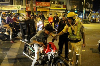 TP Hồ Chí Minh: Đồng loạt chặn bắt, xử lý các trường hợp "đi bão" vi phạm pháp luật