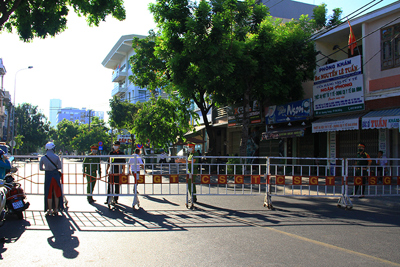 Đà Nẵng: Ngày đầu giãn cách xã hội