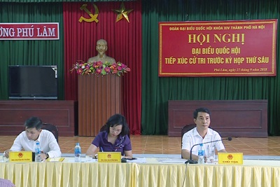 Thay đổi địa điểm tiếp xúc cử tri Đơn vị bầu cử số 3 của Đoàn đại biểu Quốc hội Hà Nội