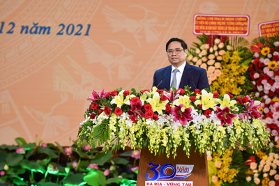 Thủ tướng dự Lễ kỷ niệm 30 năm thành lập tỉnh Bà Rịa - Vũng Tàu