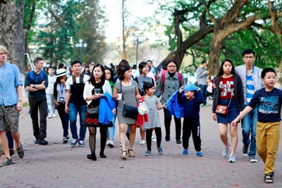 2 tháng đầu năm, khách quốc tế đến Hà Nội tăng 31%