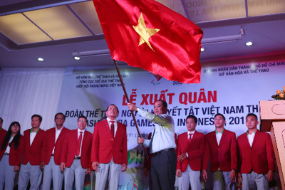 Đoàn thể thao người khuyết tật Việt Nam xuất quân dự Asian Para Games 2018