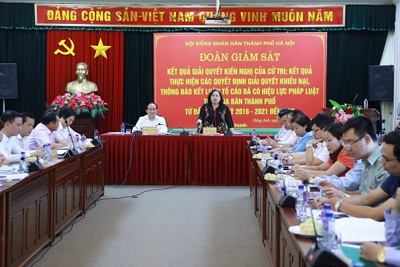 Chủ tịch HĐND TP Nguyễn Thị Bích Ngọc: Chú trọng đổi mới công tác giải quyết khiếu nại, tố cáo